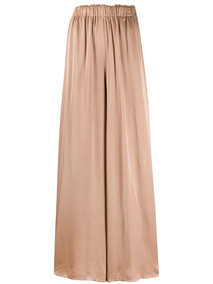 So Allure Wide Palazzo Trousers - Brown