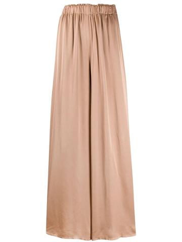 So Allure Wide Palazzo Trousers - Brown