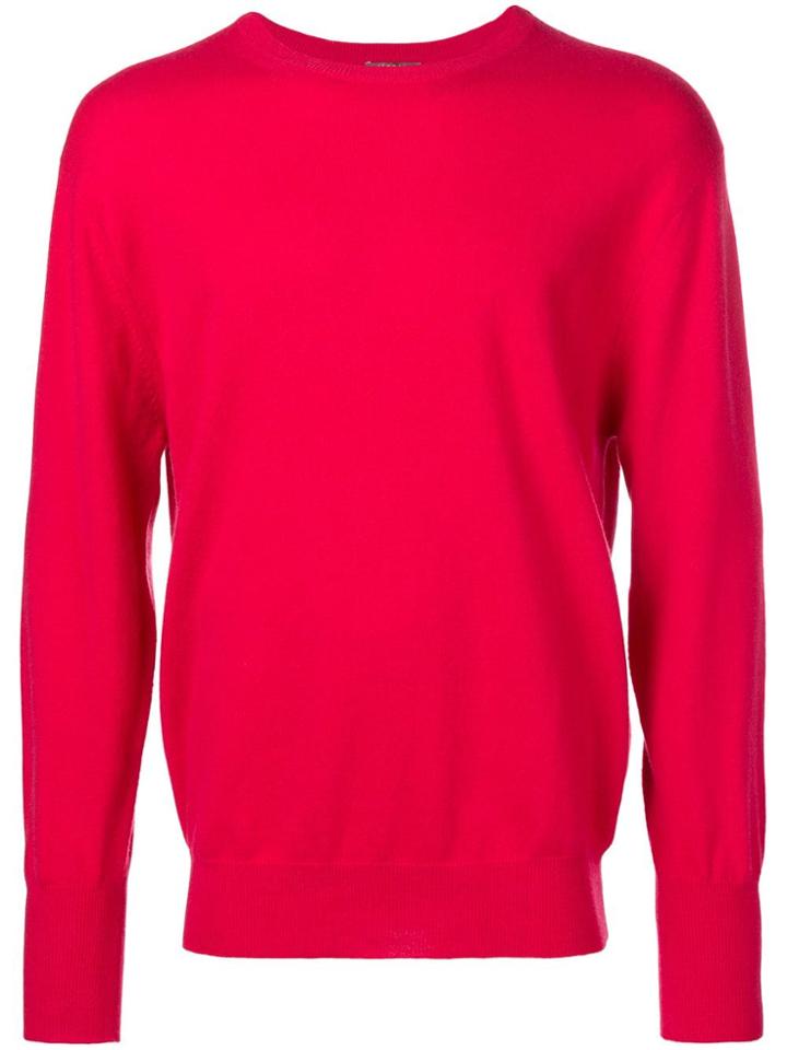 N.peal The Oxford Sweater - Red
