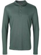 Michael Michael Kors Long Sleeved Polo Shirt - Green