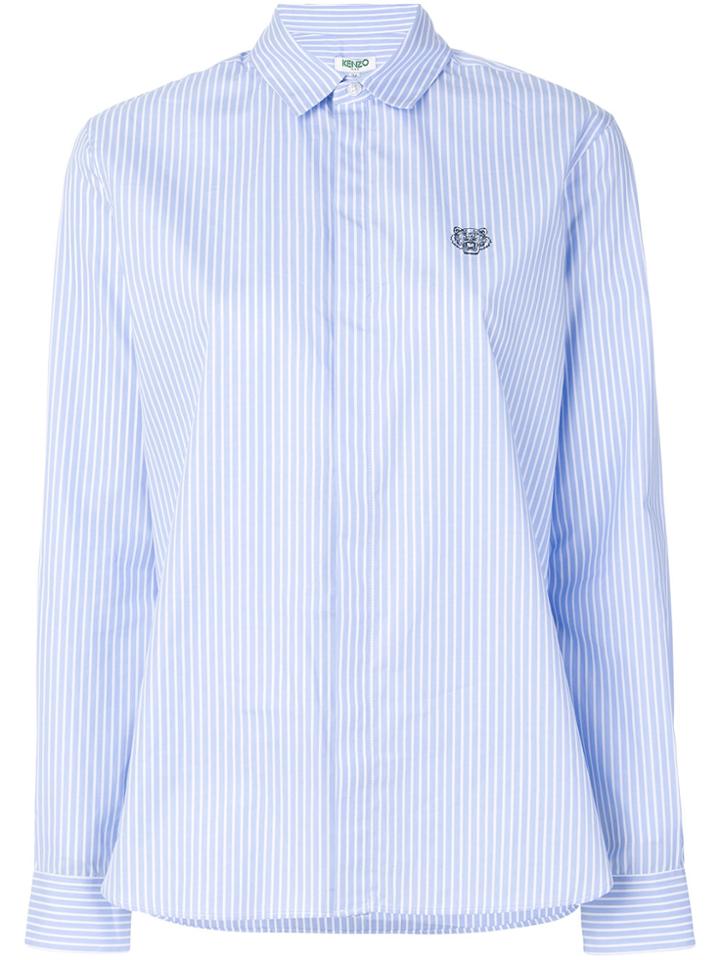 Kenzo Tiger Striped Shirt - Blue