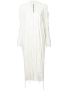 Masnada Longline Cardigan - White