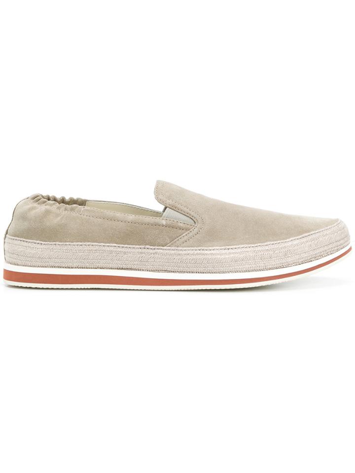 Prada Slip-on Sneakers - Nude & Neutrals