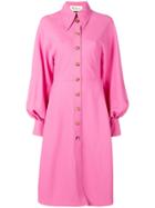 Mulberry Oversized Shirt Dress - Pink