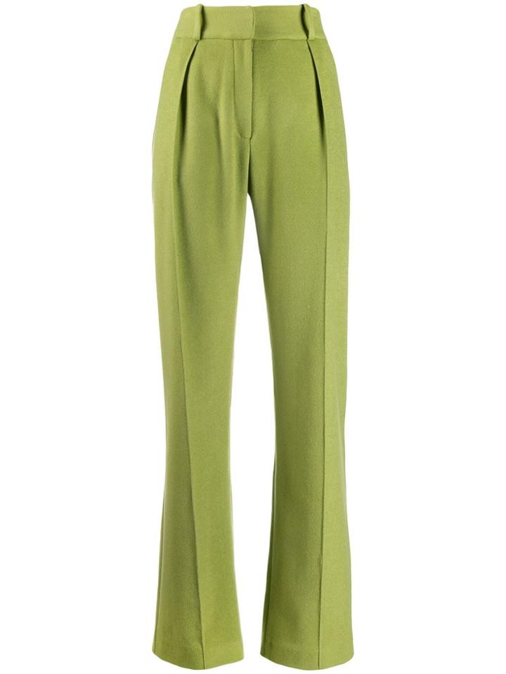 Matériel High Waist Wide-leg Trousers - Green