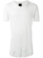 Thom Krom Raw Edge T-shirt, Men's, Size: Small, White, Linen/flax