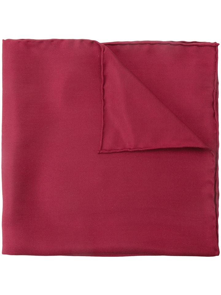 Cerruti 1881 - Square Scarf - Men - Silk - One Size, Red, Silk