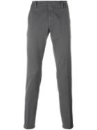 Dondup Classic Chinos, Men's, Size: 31, Grey, Cotton/spandex/elastane
