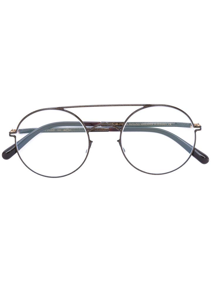 Mykita - Round-frame Glasses - Unisex - Metal (other) - One Size, Brown, Metal (other)