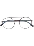 Mykita - Round-frame Glasses - Unisex - Metal (other) - One Size, Brown, Metal (other)