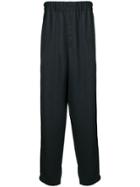 Comme Des Garçons Shirt Boys Elasticated Loose Trousers - Black