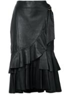 Rebecca Vallance Estrella Ruffle Skirt - Black