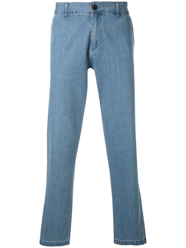 Portuguese Flannel Mini Golf Trousers - Blue