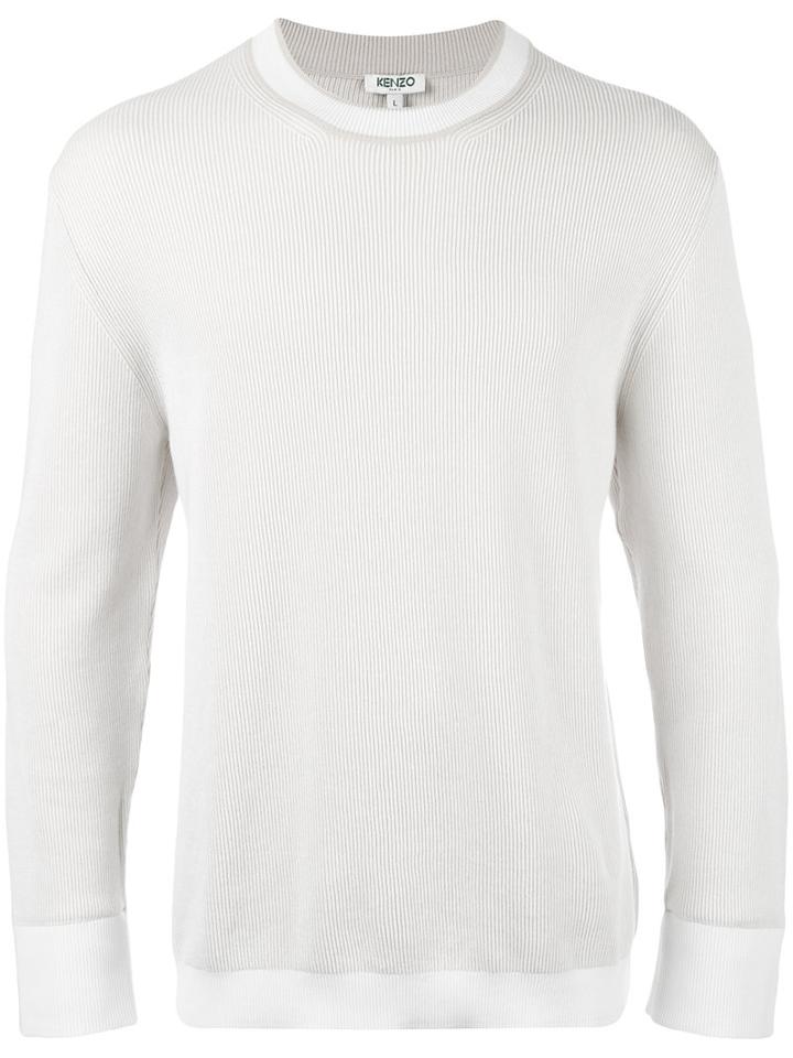 Kenzo Crew Neck Jumper, Men's, Size: Small, Nude/neutrals, Cotton