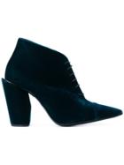 Jil Sander Heeled Lace-up Boots - Blue