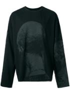 Juun.j Head Print Sweatshirt - Black