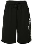 Off-white Drawstring Sweat Shorts, Men's, Size: Xl, Black, Cotton