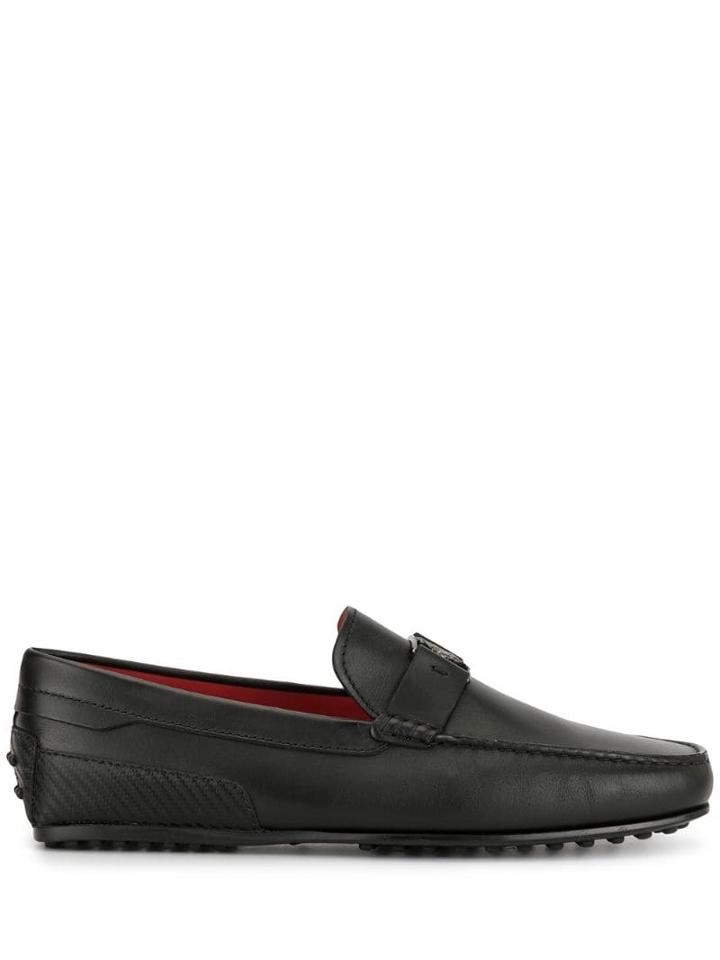 Tod's X Ferrari City Gommino Loafers - Black