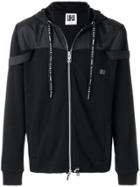 Les Hommes Urban Logo Hooded Sweatshirt - Black