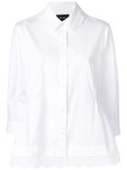 Simone Rocha Lace Trim Shirt - White