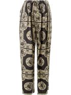 Edward Crutchley Tile Print Trousers - Multicolour