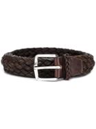 Orciani Braided Belt - Brown