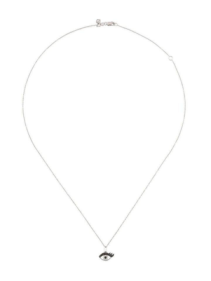 Sydney Evan 'eye' Necklace, Women's, Metallic