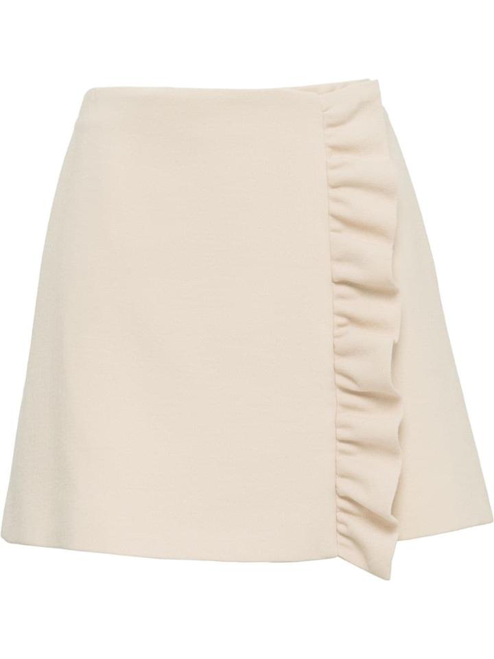 Miu Miu Ruffle Trim Skirt - Pink