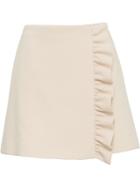 Miu Miu Ruffle Trim Skirt - Pink