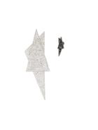 Elise Dray Geometric Diamond Earrings - Grey