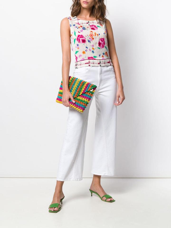 Chanel Vintage 2004 Floral Top - Neutrals