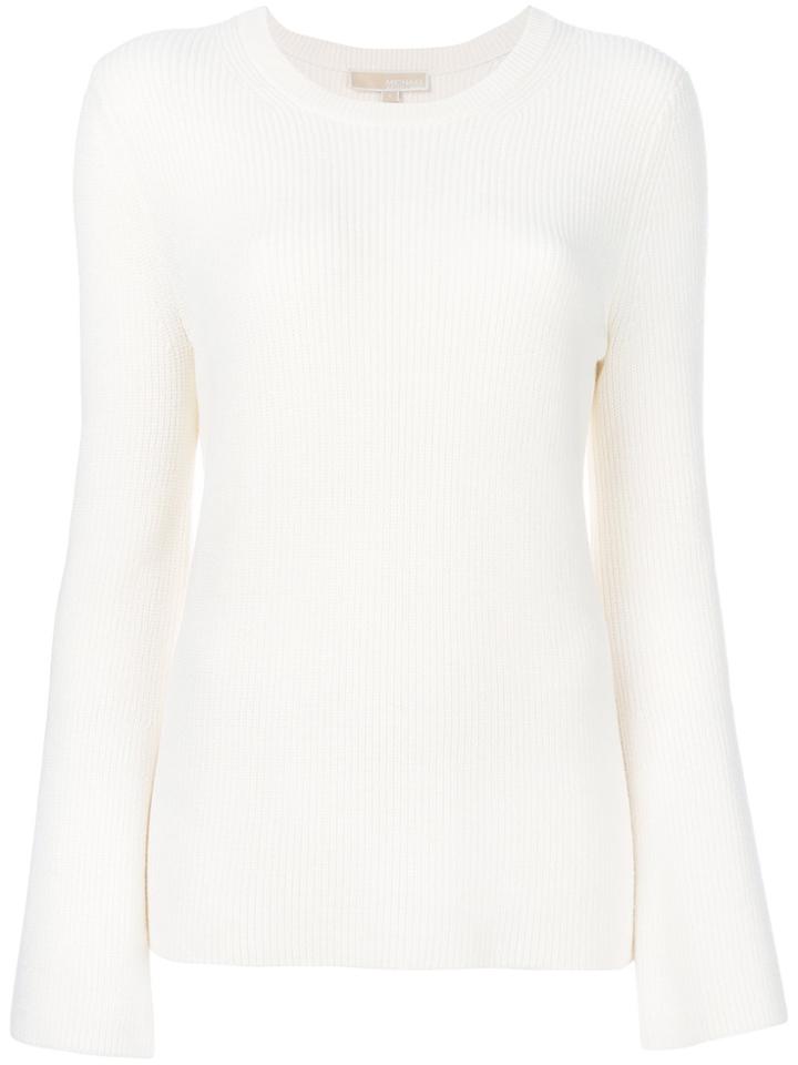 Michael Michael Kors Ribbed Top - White
