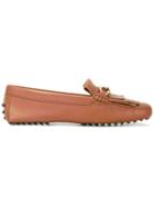 Tod's Fringed Bit Loafers - Brown