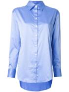 Pierre Balmain Formal Shirt, Women's, Size: 36, Blue, Cotton