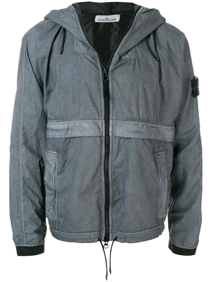 Stone Island Hooded Sports Jacket - Grey