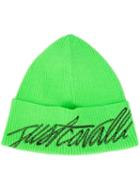 Just Cavalli Logo Beanie Hat - Green