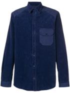 Henrik Vibskov Landmark Corduroy Shirt - Blue