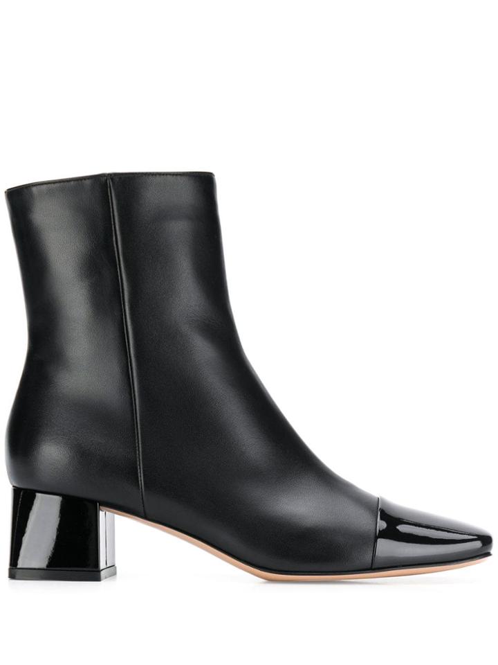 Gianvito Rossi Toe Cap Ankle Boots - Black