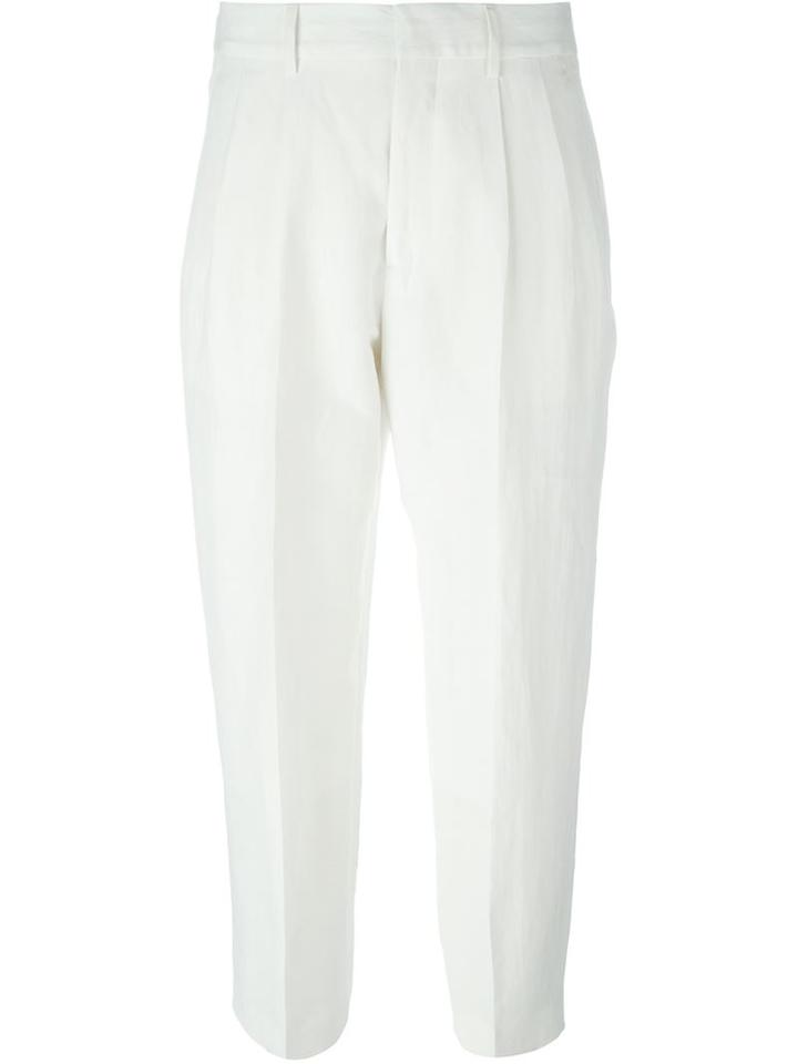 Lardini Cropped High Rise Trousers
