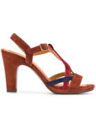 Chie Mihara Open Toe Heeled Sandals - Brown