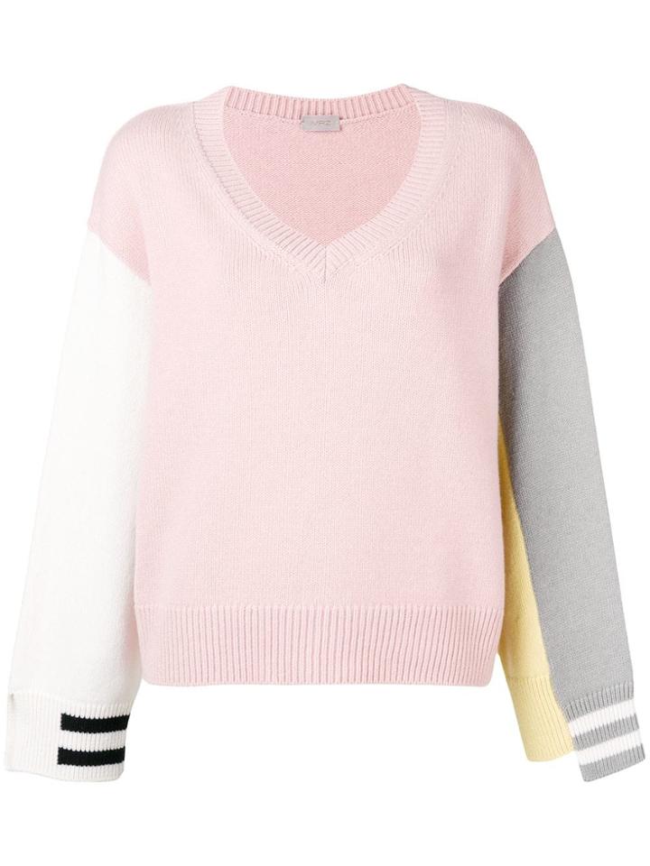 Mrz Dropped Shoulder Jumper - Pink