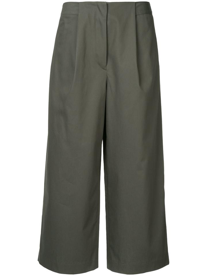 Des Prés High Waist Culottes - Green