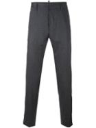 Dsquared2 Tailored Trousers, Men's, Size: 46, Grey, Cotton/polyester/spandex/elastane/virgin Wool