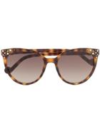 Liu Jo Studded Cat-eye Sunglasses - Brown