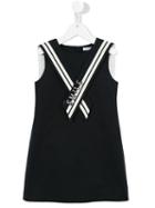 Dolce & Gabbana Kids Smile Sailor Dress, Girl's, Size: 6 Yrs, Blue