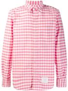 Thom Browne Checked Oxford Shirt - Pink