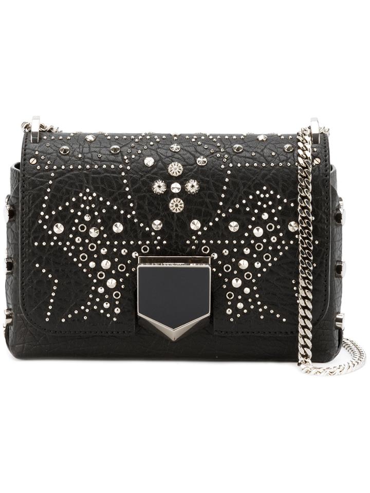 Jimmy Choo Lockett Petite Shoulder Bag - Black