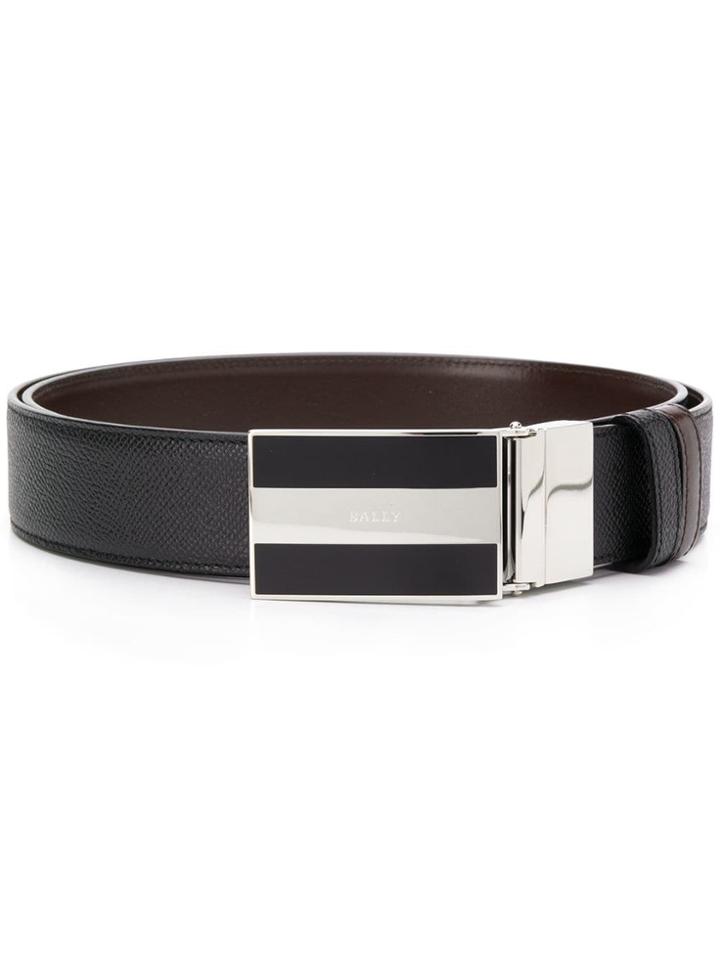 Bally Engraved Logo Belt - Black