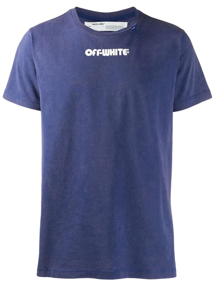 Off-white Skulls Print T-shirt - Blue