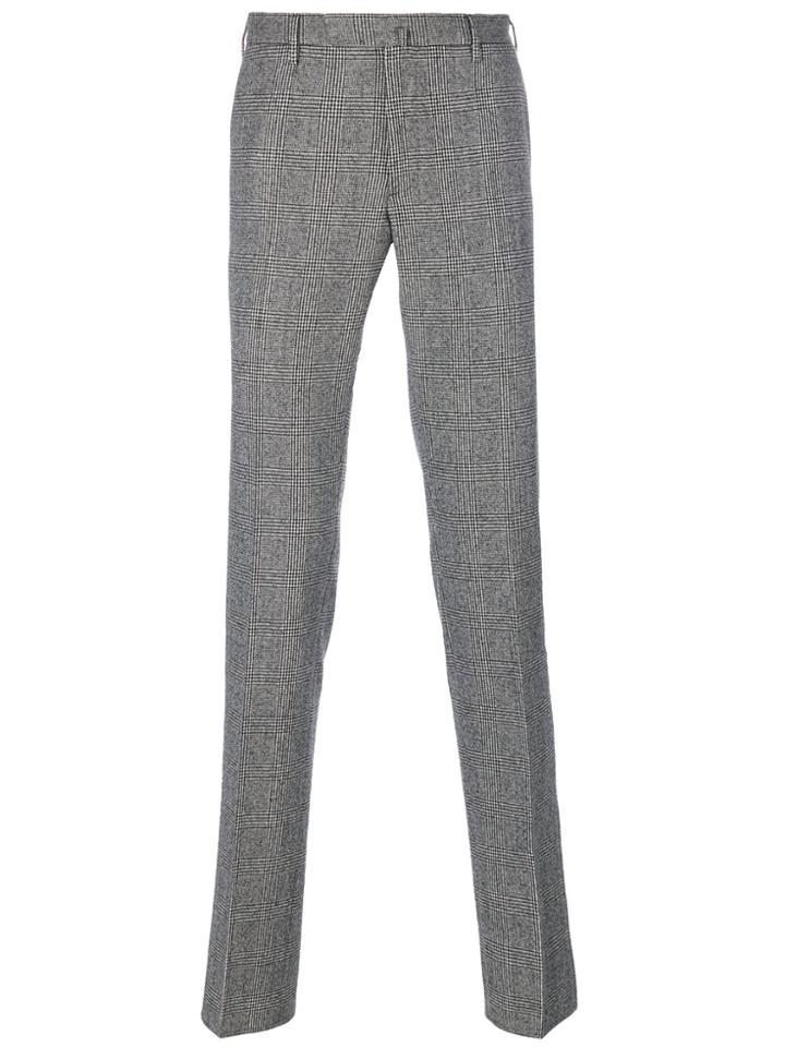 Incotex Houndstooth Trousers - Black